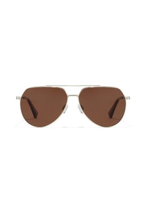 Gafas De Sol Polarizadas Hawkers Hombre Y Mujer SHADOW. Dorado/Marron