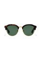 Gafas De Sol Polarizadas Hawkers Hombre Y Mujer CLASSIC ROUNDED. Carey/Verde de Hawkers