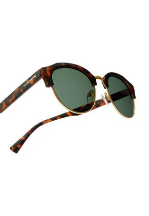Gafas De Sol Polarizadas Hawkers Hombre Y Mujer CLASSIC ROUNDED. Carey/Verde