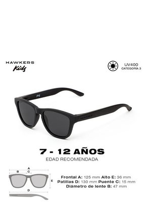Gafas De Sol HAWKERS Para Niños Y Niñas Negro - ONE KIDS
