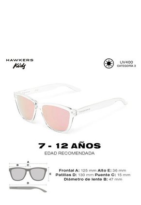 Gafas De Sol HAWKERS Para Niños Y Niñas Transparente/Rosa - ONE KIDS