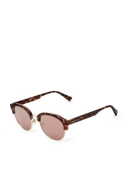 Gafas De Sol Hawkers Hombre Y Mujer CLASSIC ROUNDED. Carey/Rosa Dorado