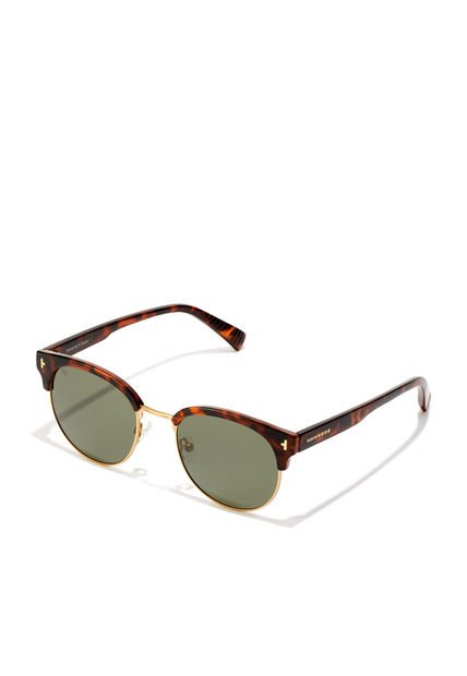 Gafas De Sol Polarizadas Hawkers Hombre Y Mujer NEW CLASSIC ROUNDED. Verde/Carey
