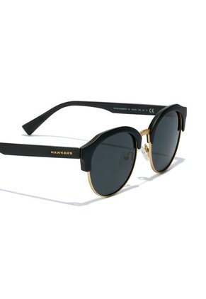 Gafas De Sol Polarizadas Hawkers Hombre Y Mujer CLASSIC ROUNDED. Dorado/Negro