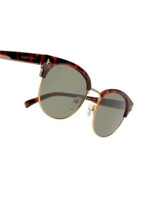 Gafas De Sol Polarizadas Hawkers Hombre Y Mujer NEW CLASSIC ROUNDED. Verde/Carey