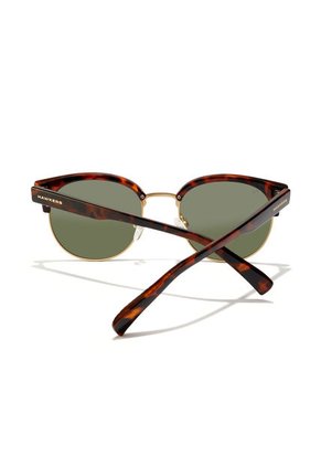 Gafas De Sol Polarizadas Hawkers Hombre Y Mujer NEW CLASSIC ROUNDED. Verde/Carey