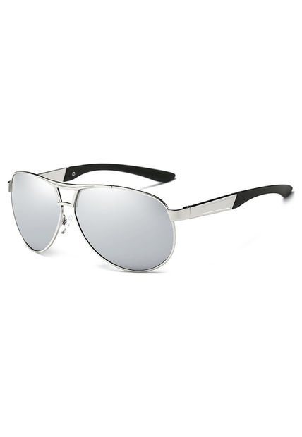 Gafas Lentes Sol UV400 Polarizados HDCRAFTER ABS Plateado