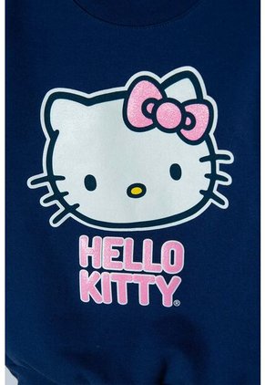 Buzo Hello Kitty Cerrado Azul Para Niña 2T A 5T 2T