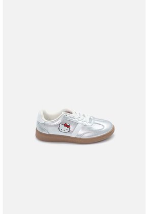Tenis De Hello Kitty Plateados Para Niña 31