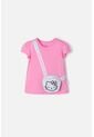 Camiseta De Hello Kitty Manga Corta Rosado Para Niña 2T A 5T 4T de Hello Kitty