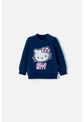 Buzo Hello Kitty Cerrado Azul Para Bebé Niña 3-6