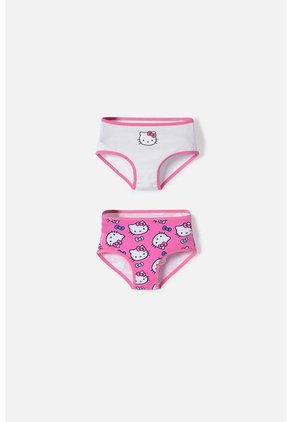 Pack X2 Panties De Hello Kitty Multicolor Para Niña 2T A 6T 4T