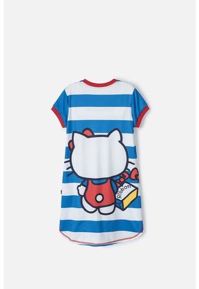 Pijama De Hello Kitty Multicolor Tipo Batola Para Niña 8