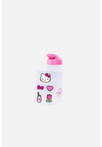 Botella De Hello Kitty + Stickers Para Niña U