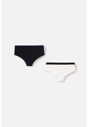 Pack X2 Panties De Hello Kitty Negro Y Marfil Para Mujer S