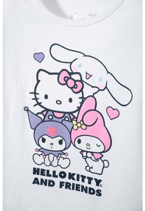 Conjunto De Hello Kitty Multicolor De Pantalón Largo Para Niña 2T A 5T 4T
