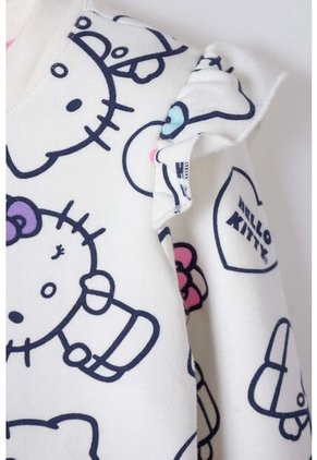 Conjunto De Hello Kitty Con Pantalón Marfil Para Niña 2T A 5T 5T