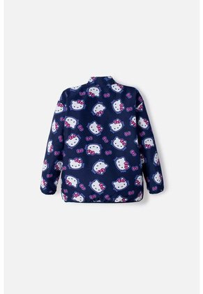 Chaqueta De Hello Kitty Con Cierre Azul Para Niña 2T A 6T 5T