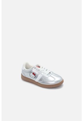 Tenis De Hello Kitty Plateados Para Niña 33