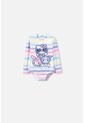 Traje De Baño De Hello Kitty Multicolor Manga Larga Para Niña 2T A 5T 3T de Hello Kitty