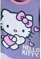 Pijama De Hello Kitty Morada Y Rosada De Camiseta Manga Larga Para Niña 2T A 5T 5T de Hello Kitty