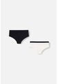 Pack X2 Panties De Hello Kitty Negro Y Marfil Para Mujer S de Hello Kitty