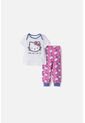 Pijama De Hello Kitty Pantalón Largo Multicolor Para Bebé Niña 9-12 de Hello Kitty