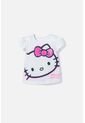 Camiseta De Hello Kitty Blanca Manga Corta Para Niña 2T A 5T 5T de Hello Kitty