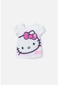 Camiseta De Hello Kitty Blanca Manga Corta Para Niña 2T A 5T 5T de Hello Kitty