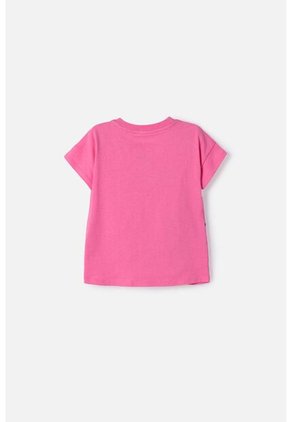 Camiseta De Hello Kitty Manga Corta Rosada Para Niña 2T A 6T 4T