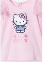 Camiseta De Hello Kitty Rosada Manga Larga Para Bebé Niña 6-9 de Hello Kitty