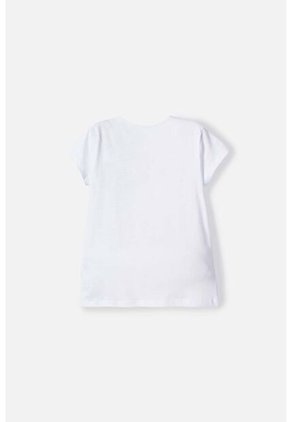 Camiseta De Hello Kitty Manga Corta  Blanco Para Niña 10