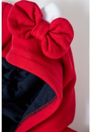 Buzo De Hello Kitty Rojo Y Azul Con Capucha/abierto Para Niña 8