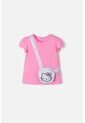 Camiseta De Hello Kitty Manga Corta Rosado Para Niña 2T A 5T 3T de Hello Kitty