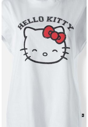 Camiseta De Hello Kitty Regular Fit Para Mujer S