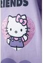 Camiseta De Hello Kitty Lila Estampada En Frente Para Niña 2T A 5T 5T de Hello Kitty