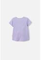 Camiseta De Hello Kitty Lila Estampada En Frente Para Niña 2T A 5T 5T de Hello Kitty