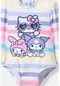 Traje De Baño De Hello Kitty Multicolor Manga Larga Para Bebé Niña 12-18 de Hello Kitty