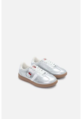 Tenis De Hello Kitty Plateados Para Niña 29 Hello Kitty