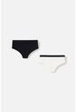 Pack X2 Panties De Hello Kitty Negro Y Marfil Para Mujer L de Hello Kitty
