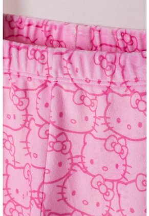 Pijama De Hello Kitty Pantalón Largo Rosado Para Niña 2T A 6T 3T