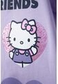 Camiseta De Hello Kitty Lila Estampada En Frente Para Niña 2T A 5T 5T de Hello Kitty