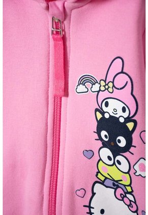 Buzo De Hello Kitty Rosado Con Capucha Para Bebé Niña 9-12