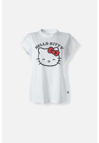 Camiseta De Hello Kitty Regular Fit Para Mujer L Hello Kitty
