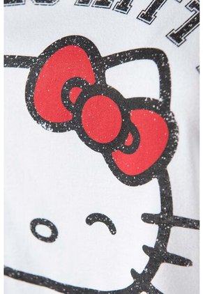 Camiseta De Hello Kitty Regular Fit Para Mujer L