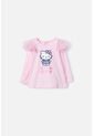 Camiseta De Hello Kitty Rosada Manga Larga Para Bebé Niña 3-6 de Hello Kitty