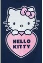 Conjunto De Hello Kitty Con Short Azul Y Marfil Para Niña 2T A 5T 3T de Hello Kitty