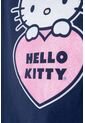 Conjunto De Hello Kitty Con Short Azul Y Marfil Para Niña 2T A 5T 3T de Hello Kitty