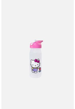 Botella De Hello Kitty + Stickers Para Niña U