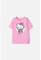Camiseta De Hello Kitty Manga Corta Rosado Para Niña 6 de Hello Kitty